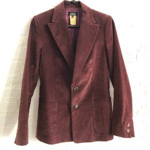 Aubergine  Classic Tailored APC Blazer
